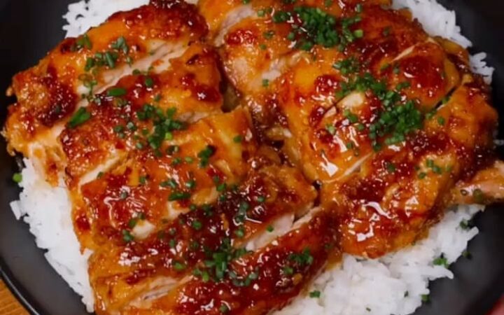 honey garlic lemon chicken recipe