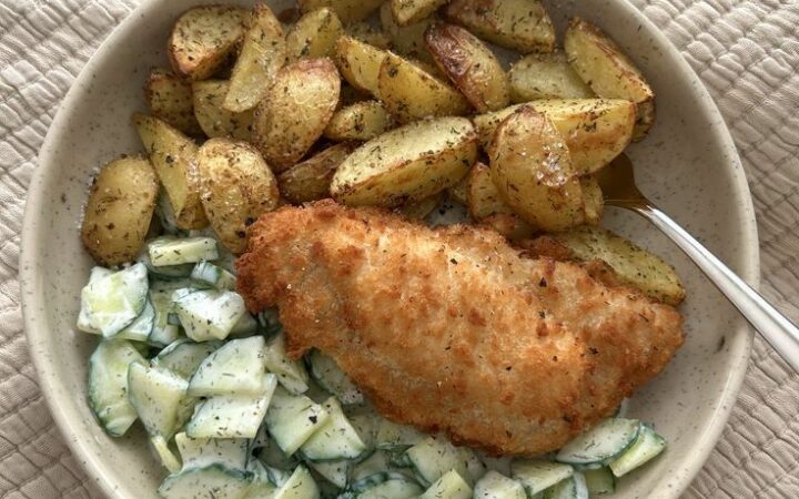 skillet chicken and potatoes recipe