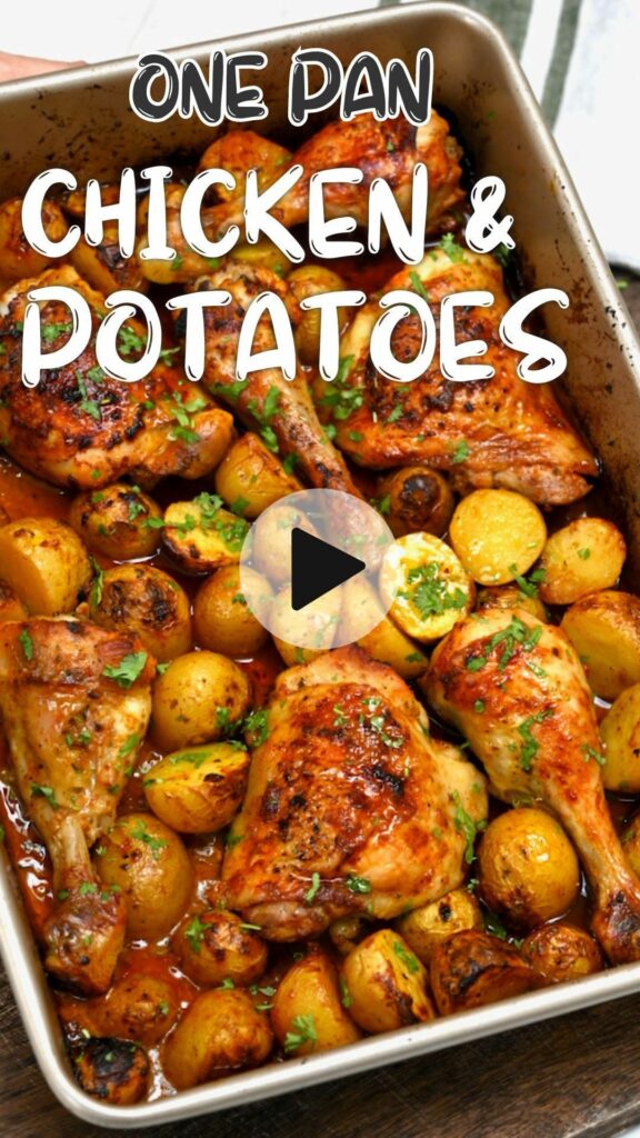 one pan chicken and potatoes