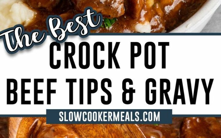crock pot beef tips and gravy