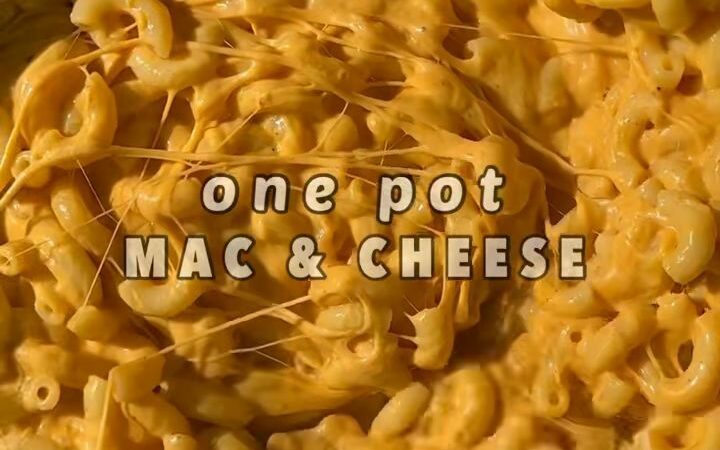 one pot mac and cheese